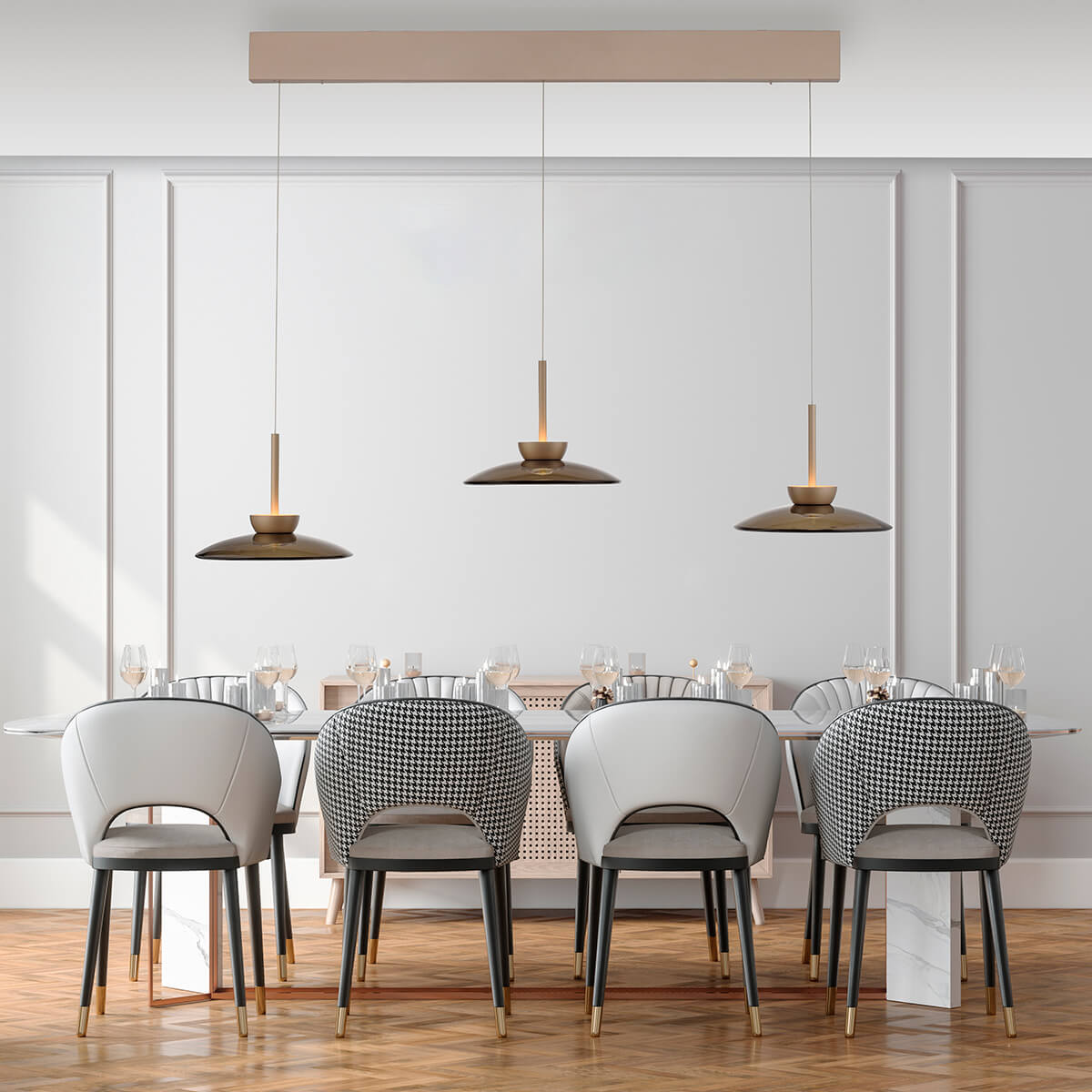 Neuhaus PURE Moon LED Pendelleuchte, Bronze