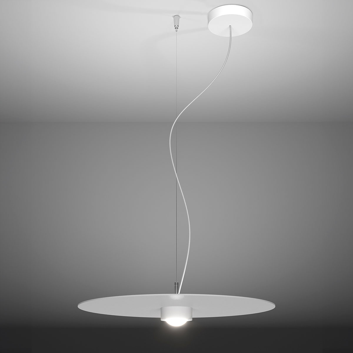 Rotaliana Collide H7 LED Pendelleuchte, weiß matt