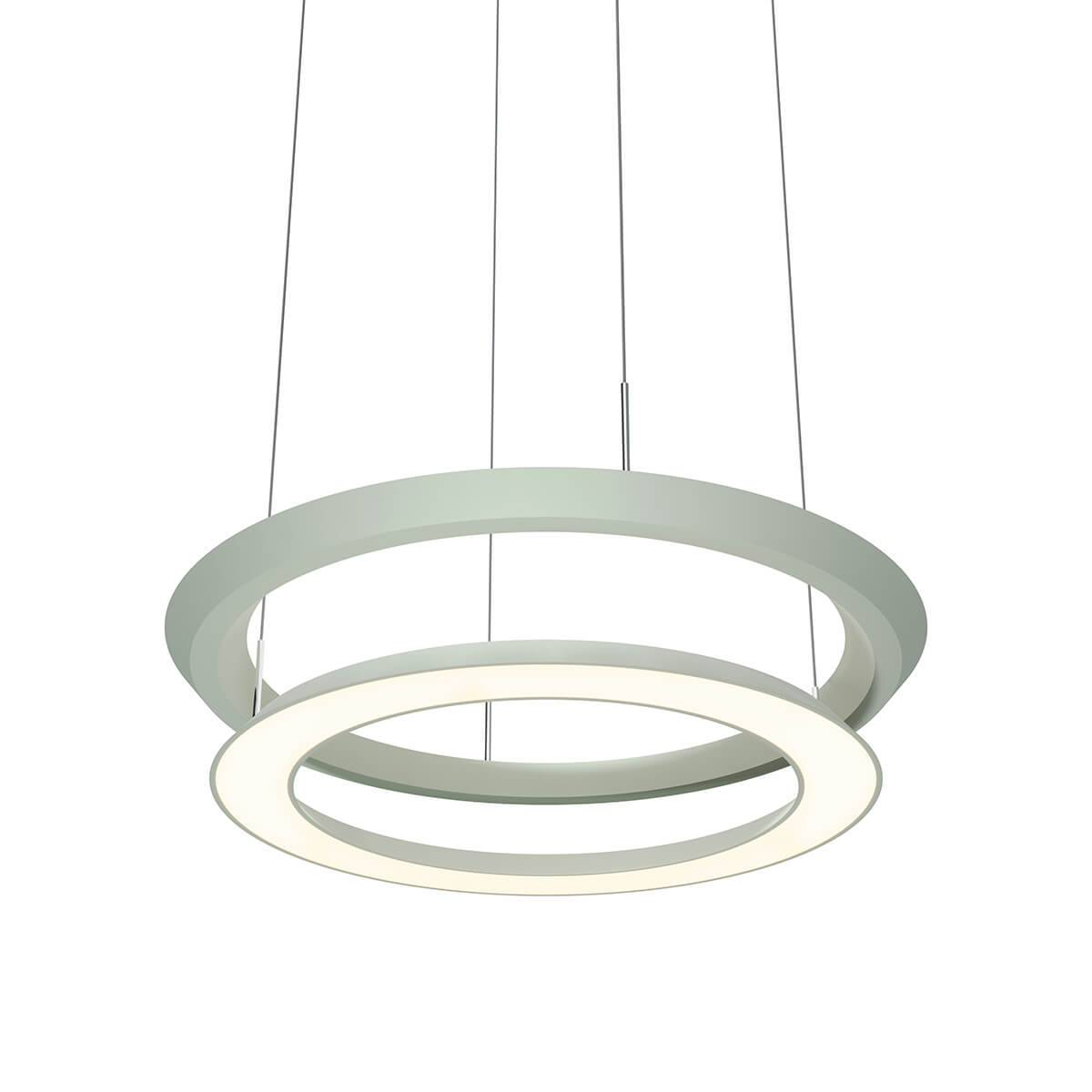 Oligo Yano LED Pendelleuchte, Pistachio, Baldachin: weiß matt