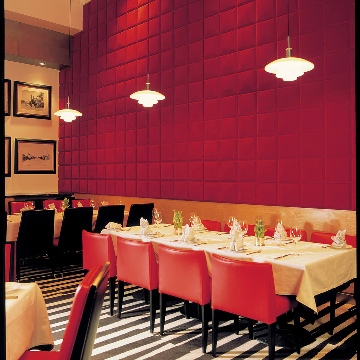 Louis Poulsen PH 4½-4 Glas Pendelleuchte, Chrom