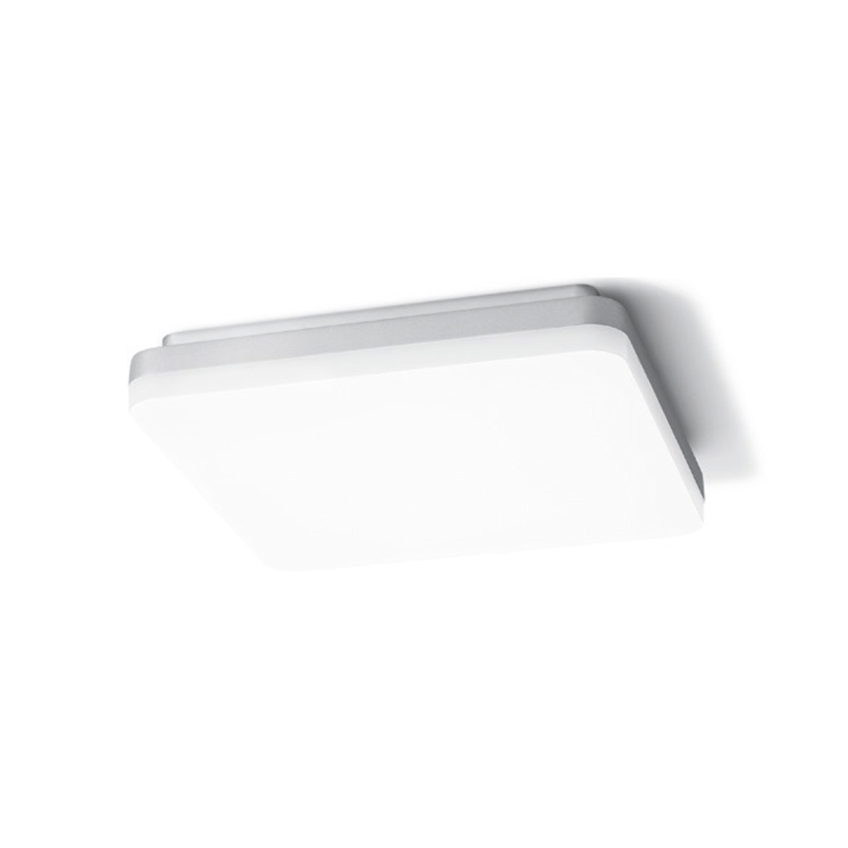 Sigor Square LED Deckenleuchte, 26 x 26 cm, Silber