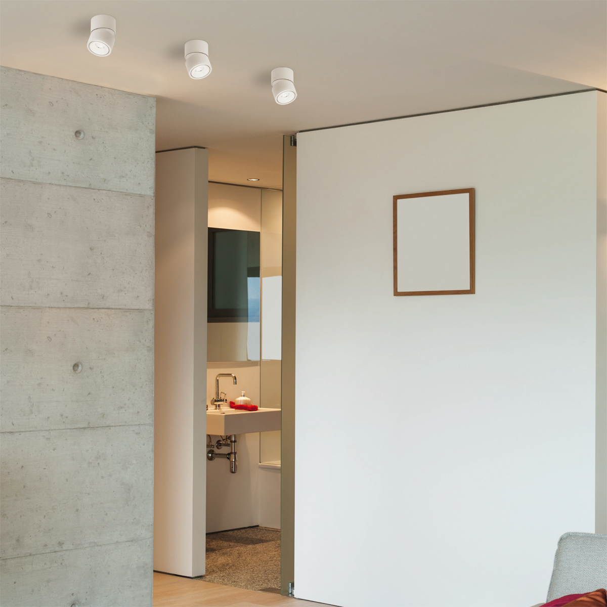 Antidark by Lumexx Easy Mini LED Wand- / Deckenleuchte, weiß