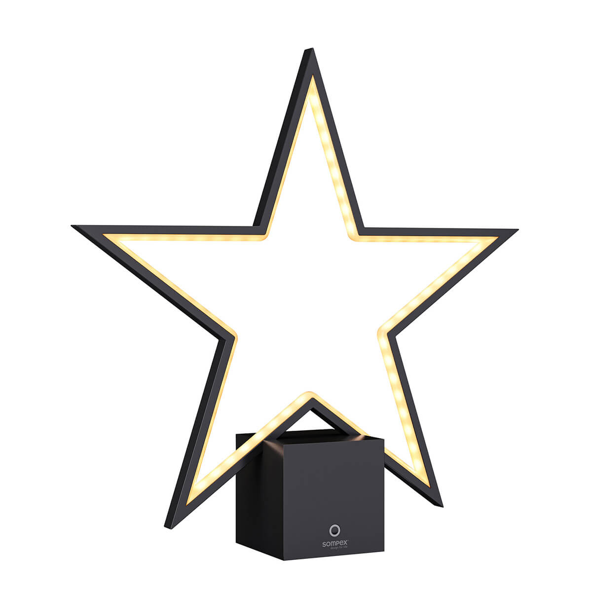Sompex Lucy 2.0 LED Akkuleuchte, Höhe: 40 cm, schwarz