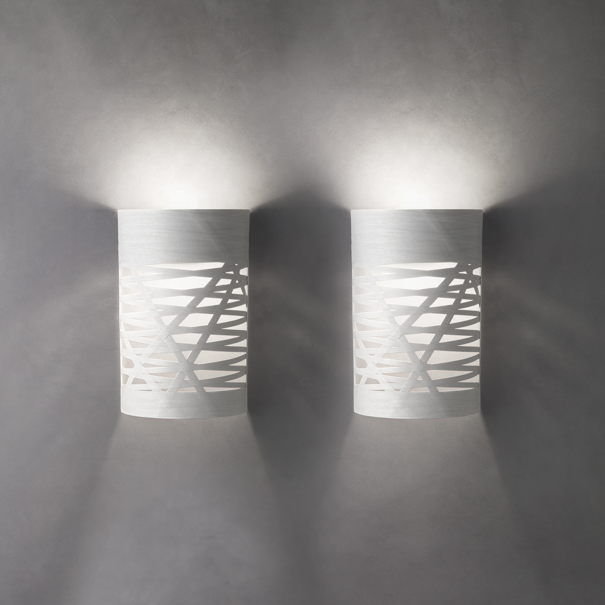 Foscarini Tress Piccola Parete, bianco (weiß)