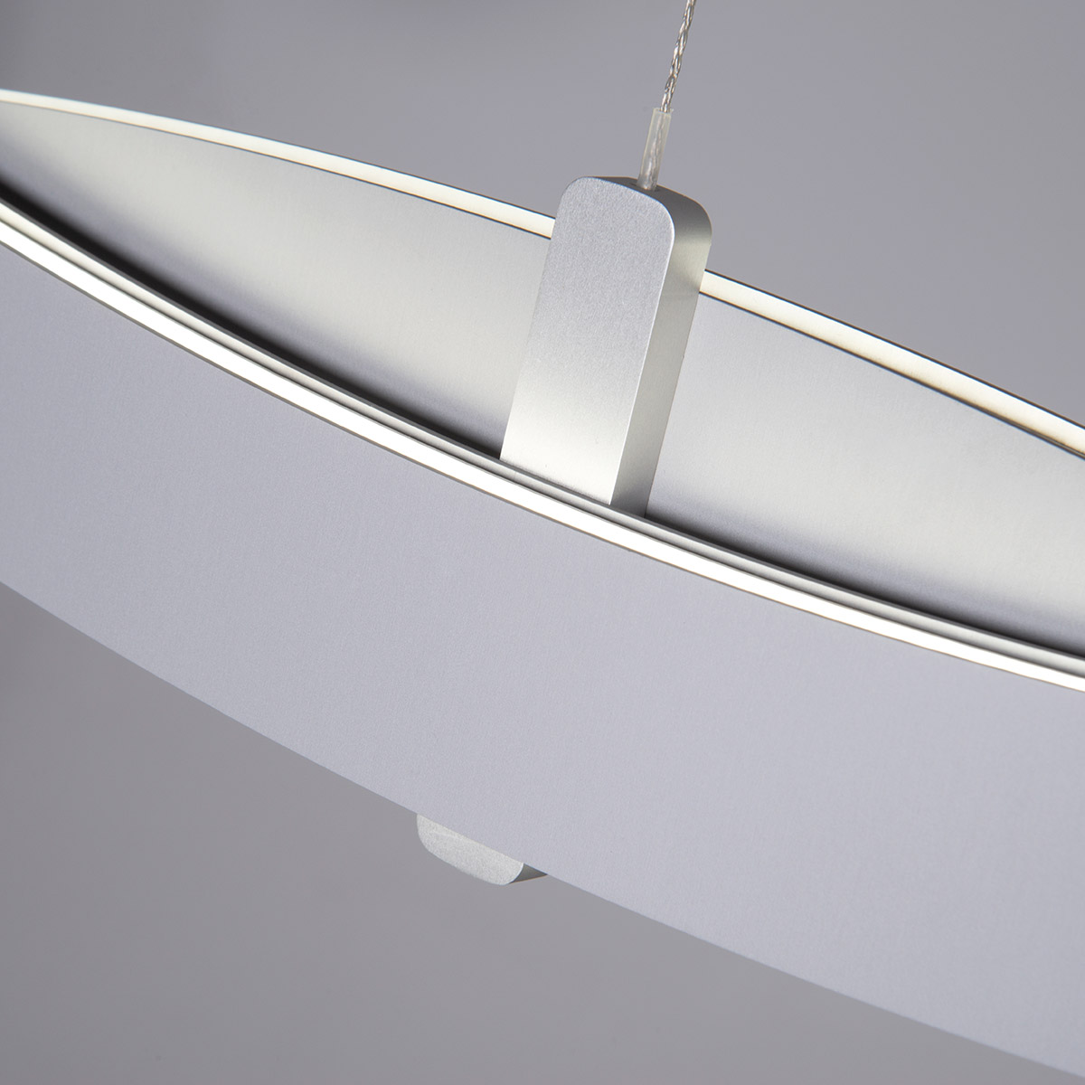 Bopp Plus Swing LED Pendelleuchte, Aluminium eloxiert