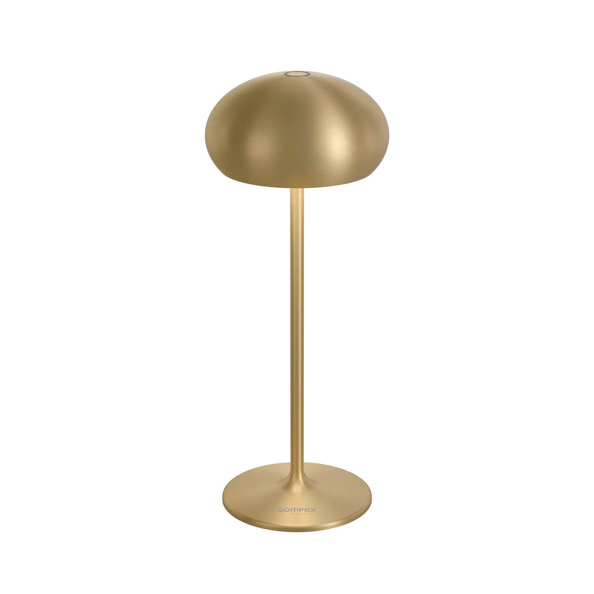 Sompex Pebble LED Akkuleuchte, Gold gebürstet