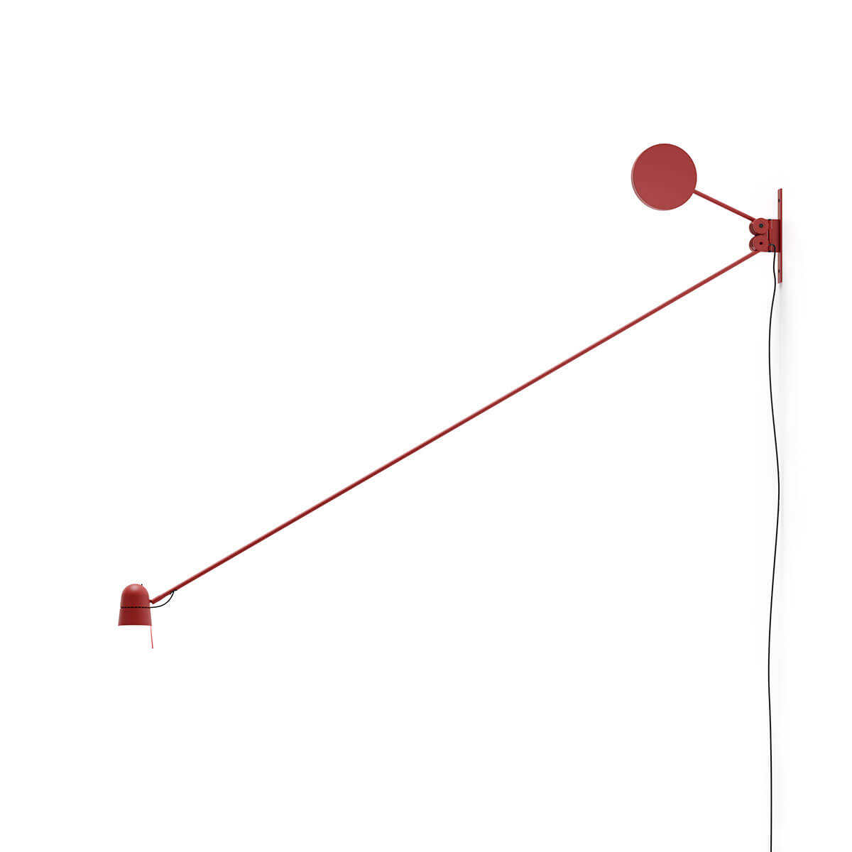 Luceplan Counterbalance LED Parete, rot