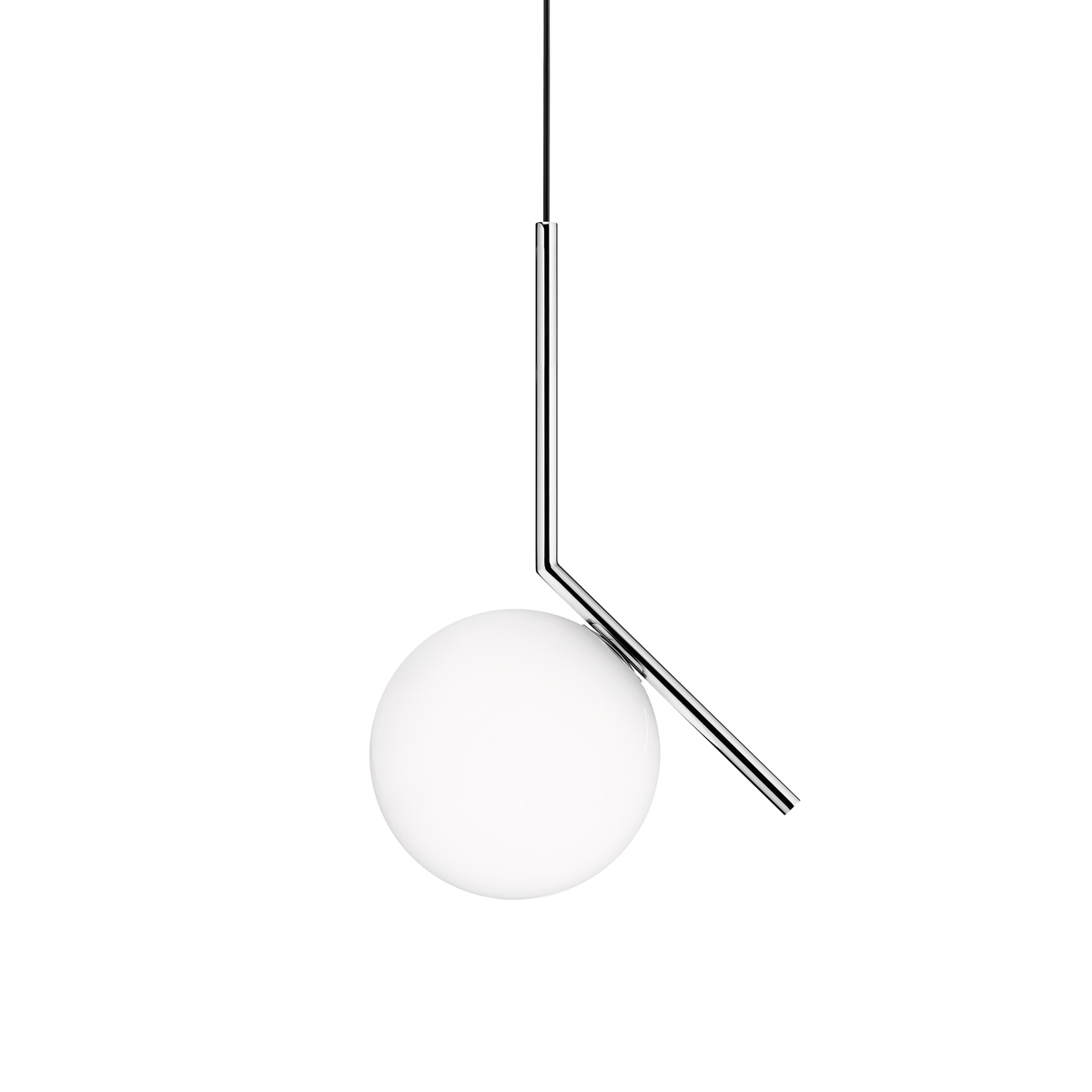 Flos IC S1 Pendelleuchte, Chrom (©Piero Fasanotto)
