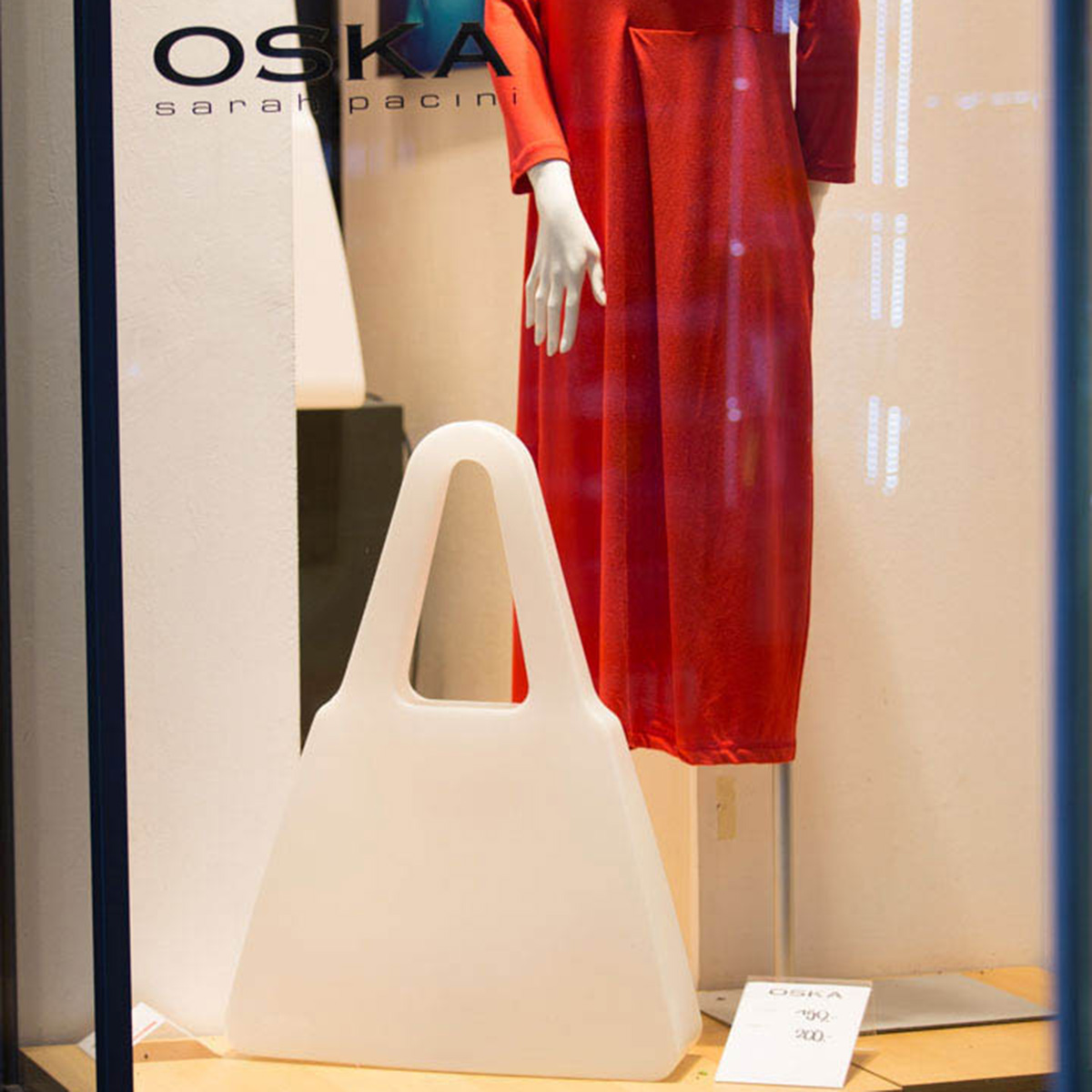 8 seasons design Shining Bag Dekoleuchte, weiß