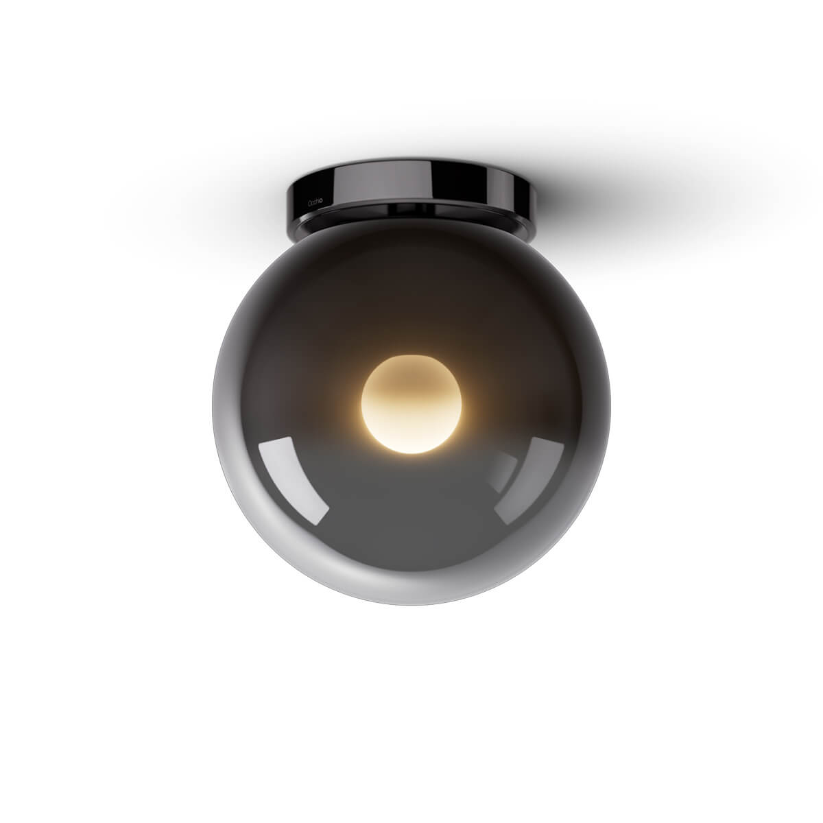 Ø: 20 cm, x-tra warm 2200-3500 K, dark chrome