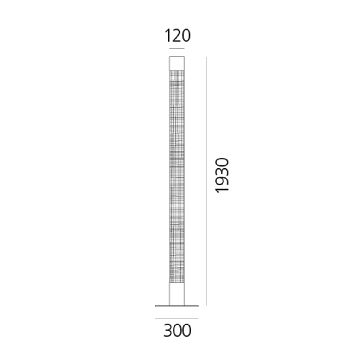 Artemide Design Mimesi LED Terra, App-kompatibel, Maßzeichnung