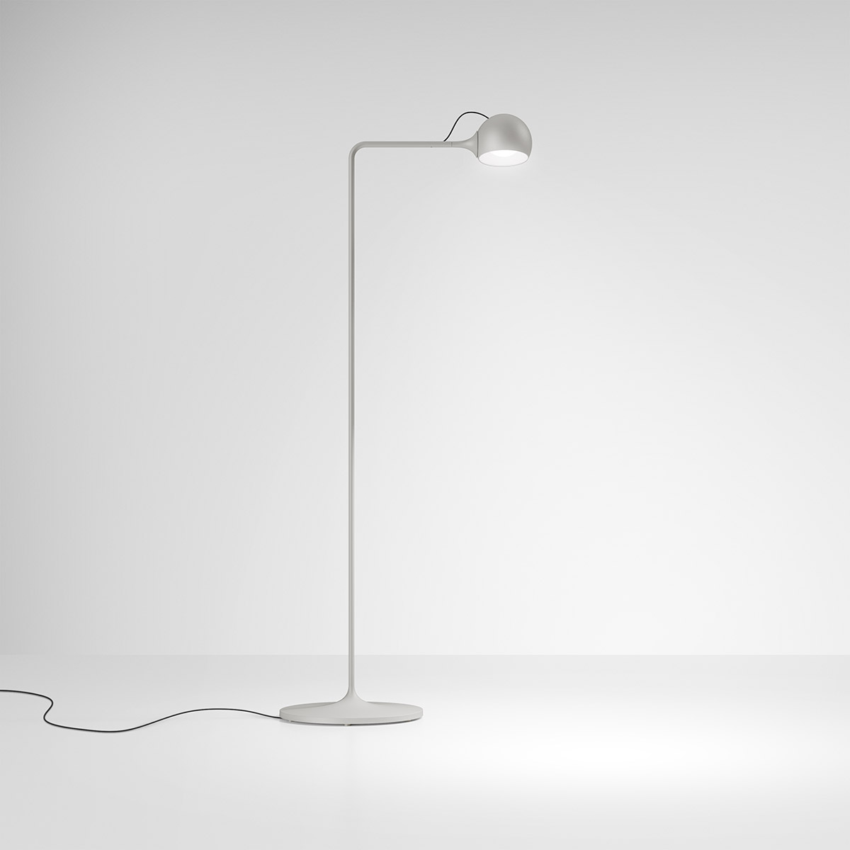 Artemide Ixa Reading LED Terra, weißgrau