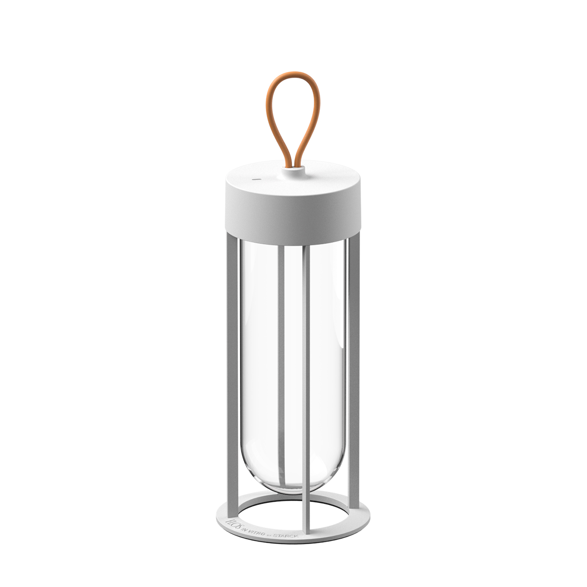 Flos In Vitro Unplugged LED Akkuleuchte, 2700 K, weiß