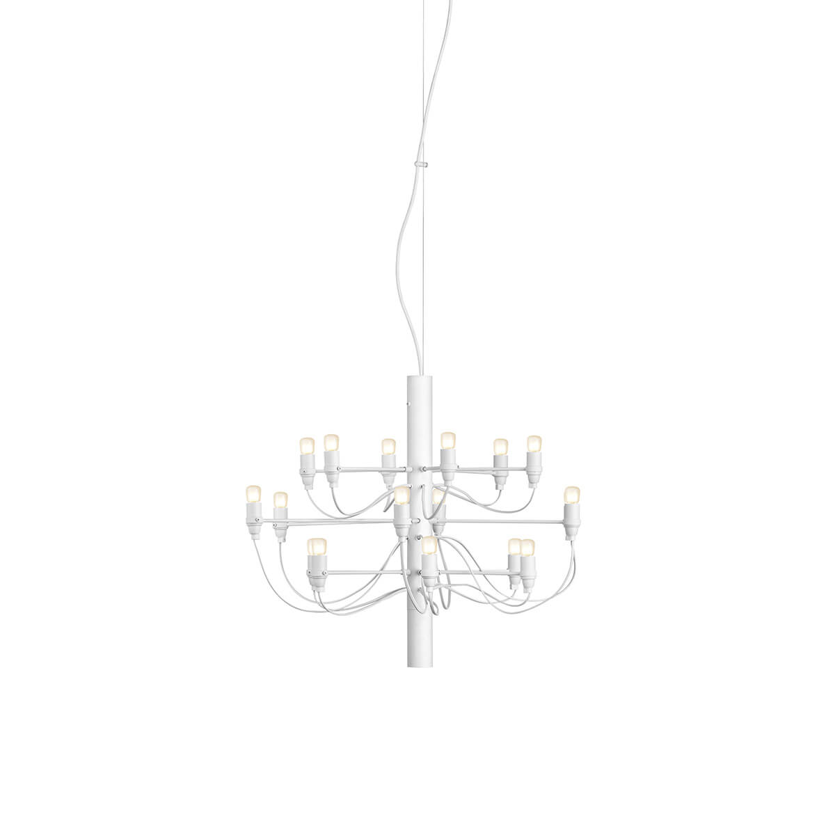 Flos 2097/18 Pendelleuchte, inkl. LED 2700 K frosted, weiß matt (©Piero Fasanotto)