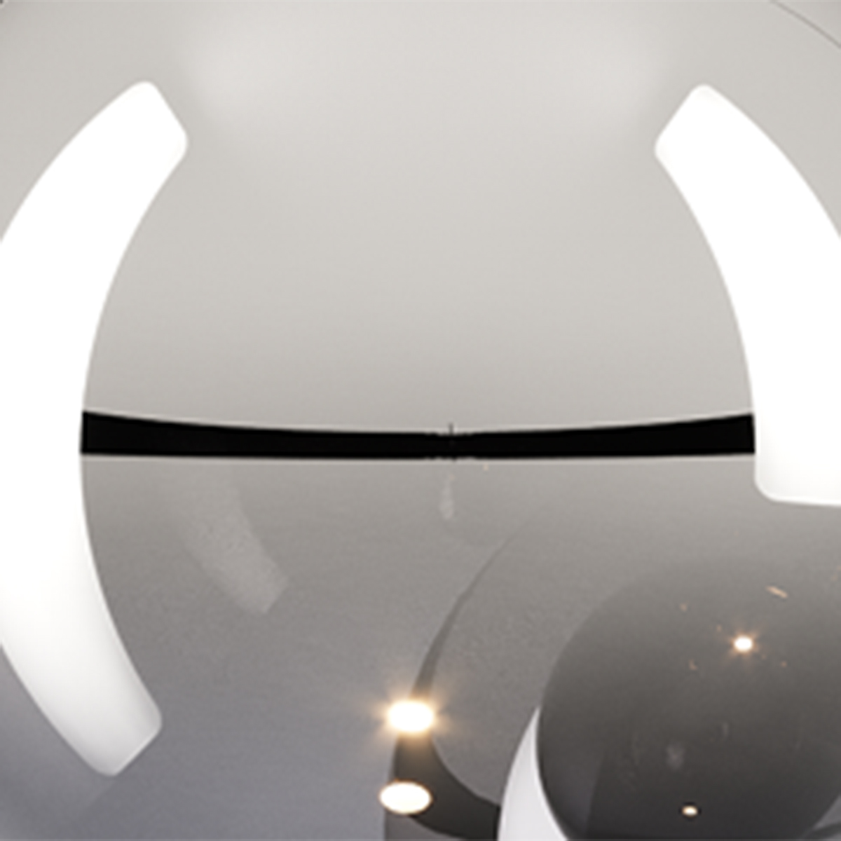 Lodes Random Solo 12 LED Pendelleuchte, Farbmuster: Chrom