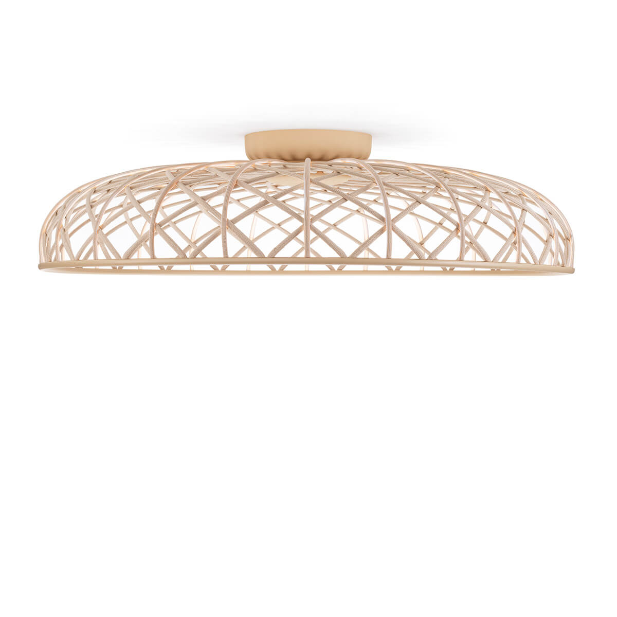 Flos Skynest C LED Deckenleuchte, mandelfarben