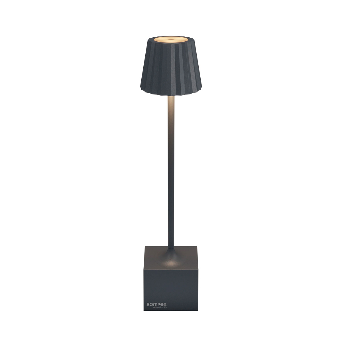 Sompex Dennis LED Akkuleuchte, anthrazit