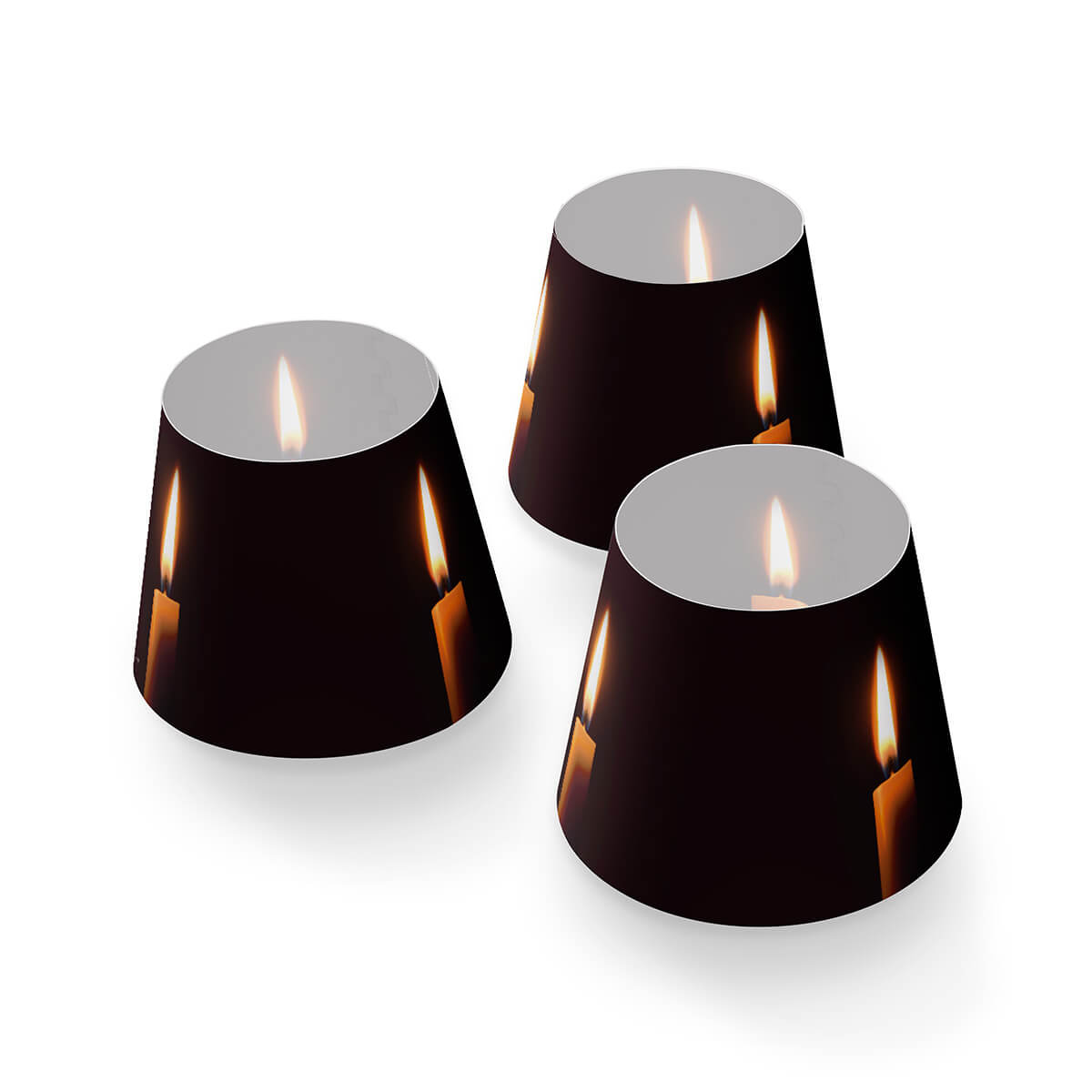 Fatboy Edison Mini Cappie: Set Di 3 Paralumi Serpentine Per Lampadine A Sospensione, Colore Sky (azzurro), In Acrilico Lucido