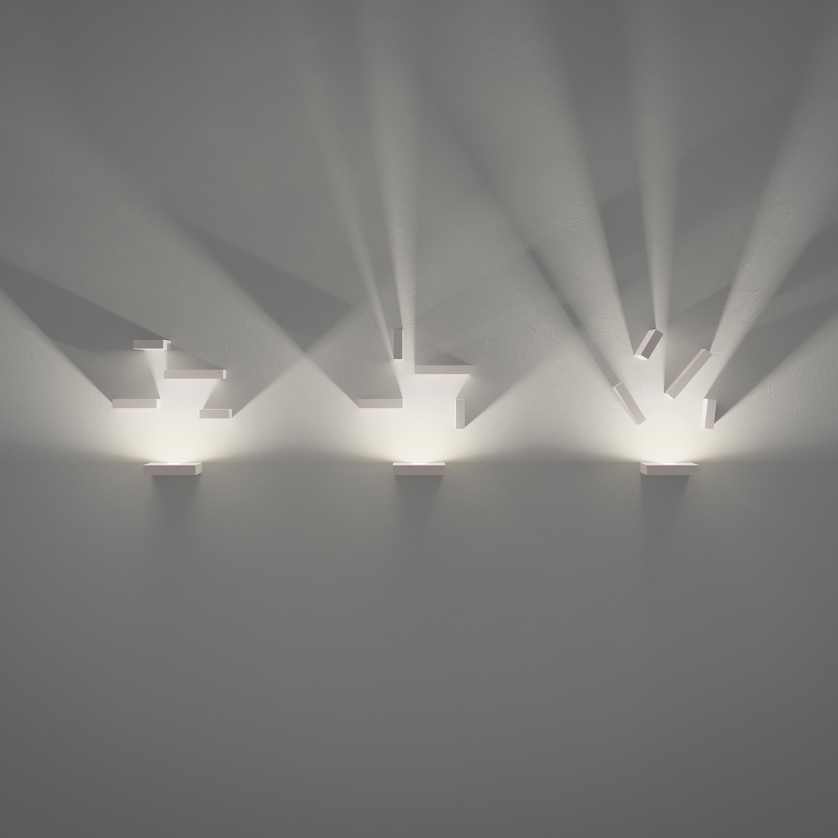 Vibia Set 7753 Wandleuchte, weiß matt