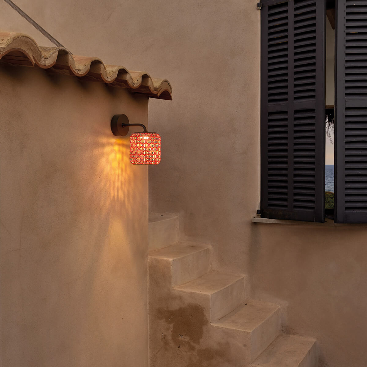 Nans A/01 Outdoor LED Wandleuchte
