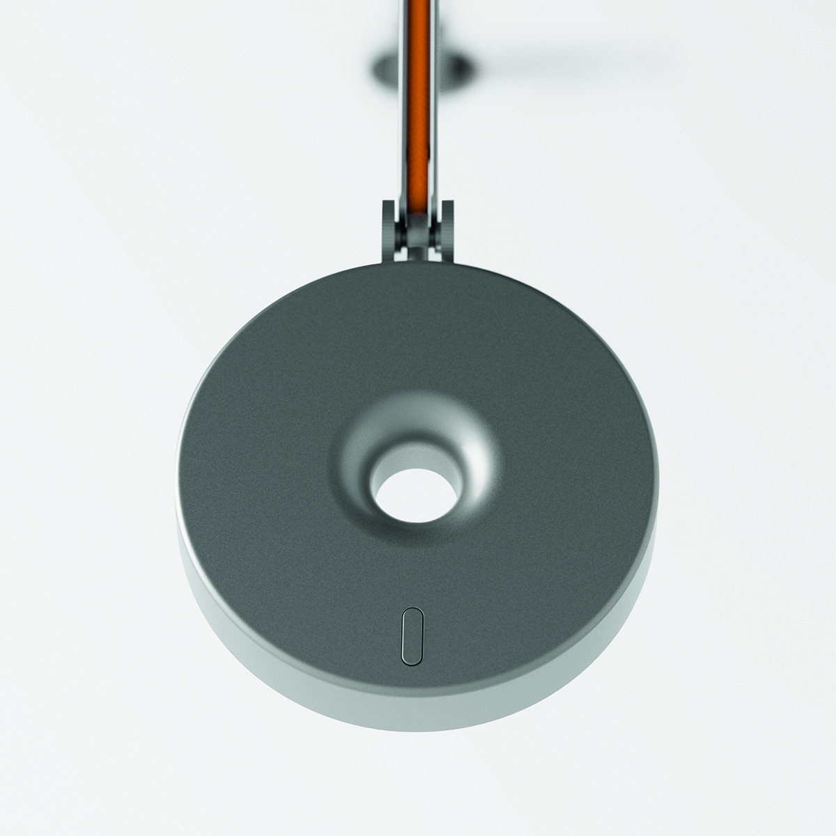 Rotaliana String F1 LED Stehleuchte, bronzefarben, Leuchtenkopf mit Tastdimmer (orange farbenes Verstellband nicht inkl. auf Anfrage erhältlich, die Leuchte wird mit einem silberfarbenem geliefert)