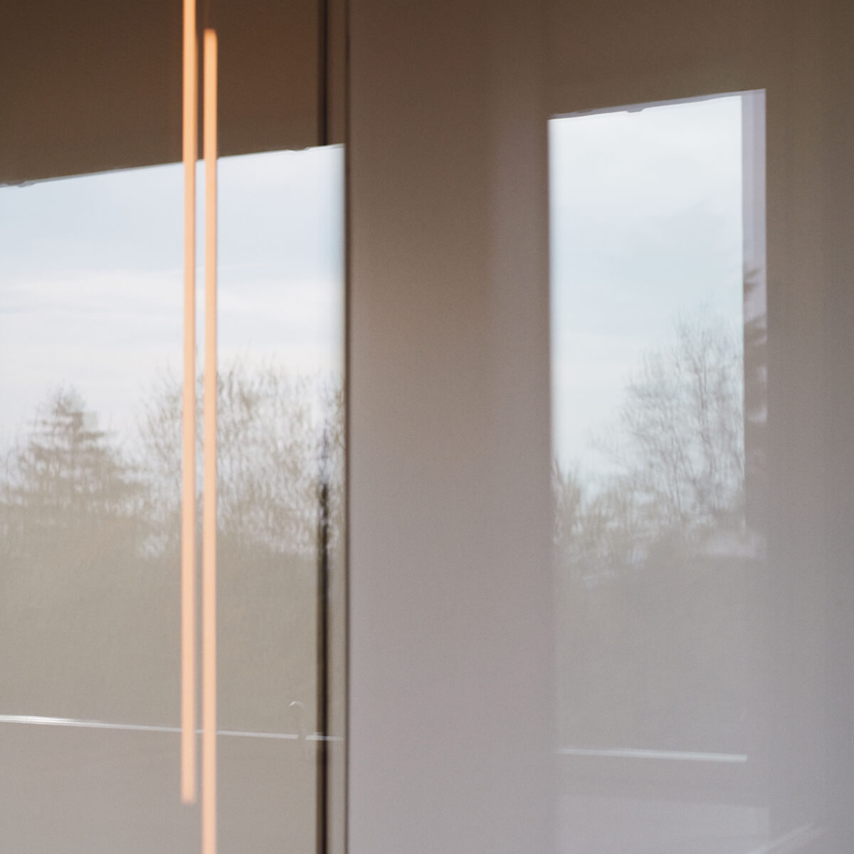 Flos My Lines LED Pendelleuchte, weiß matt