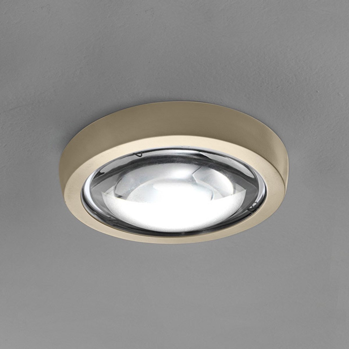 Lodes Nautilus Spot LED Deckenaufbauleuchte, champagner matt