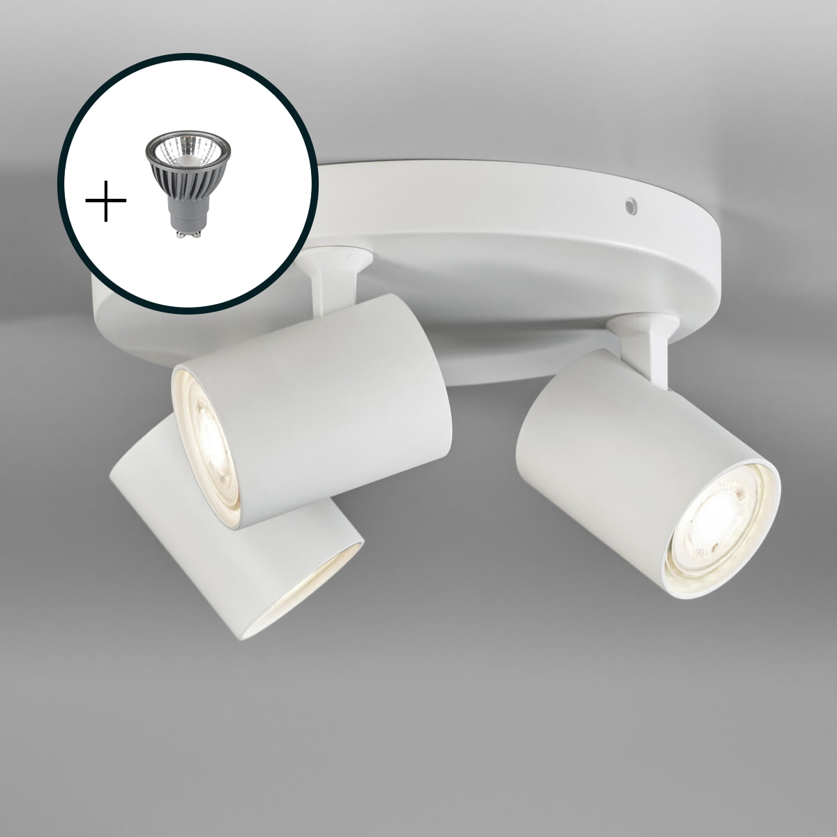 Cup R LED Deckenstrahler, Dim-to-Warm