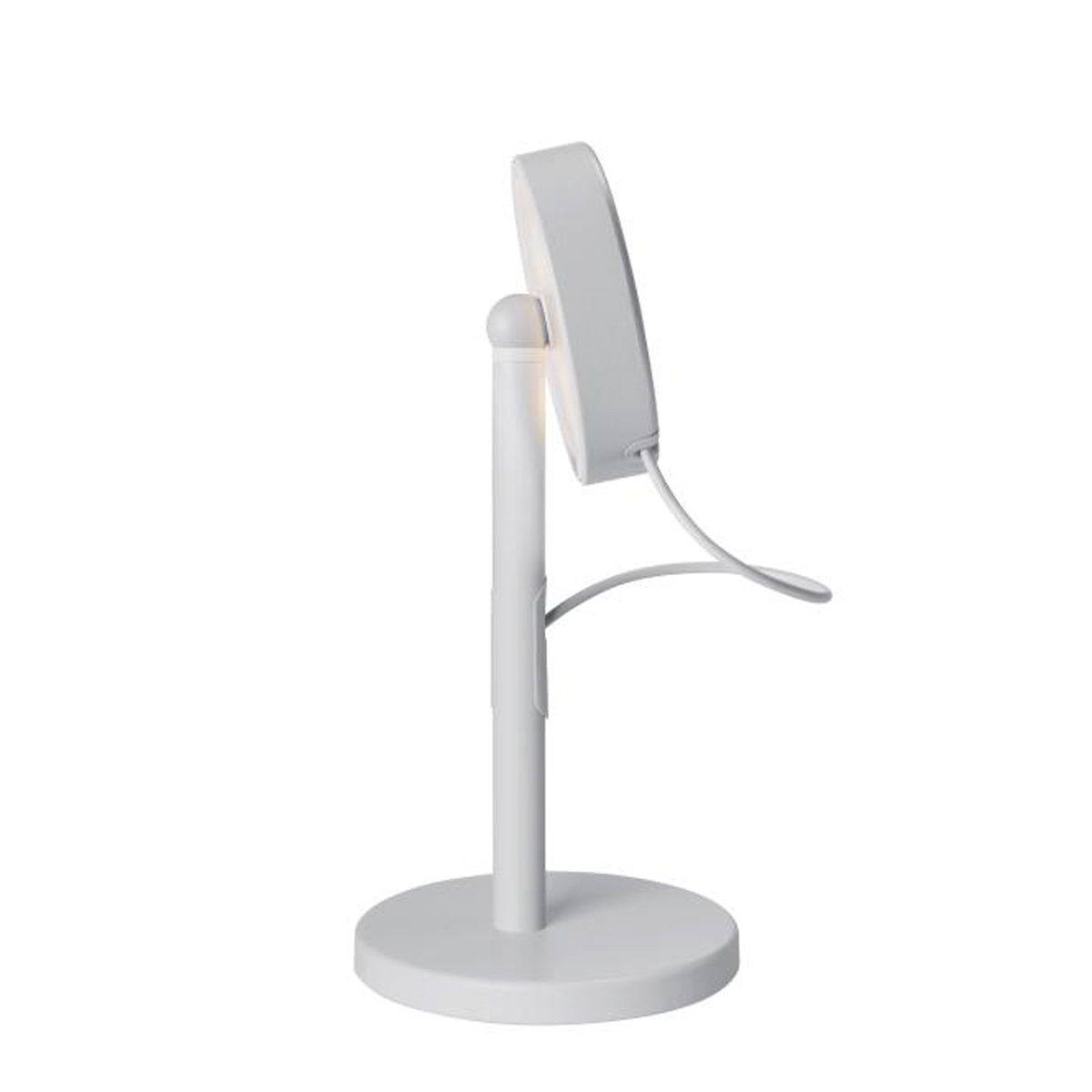 Belux U-Turn-40 LED Tischleuchte, telegrau