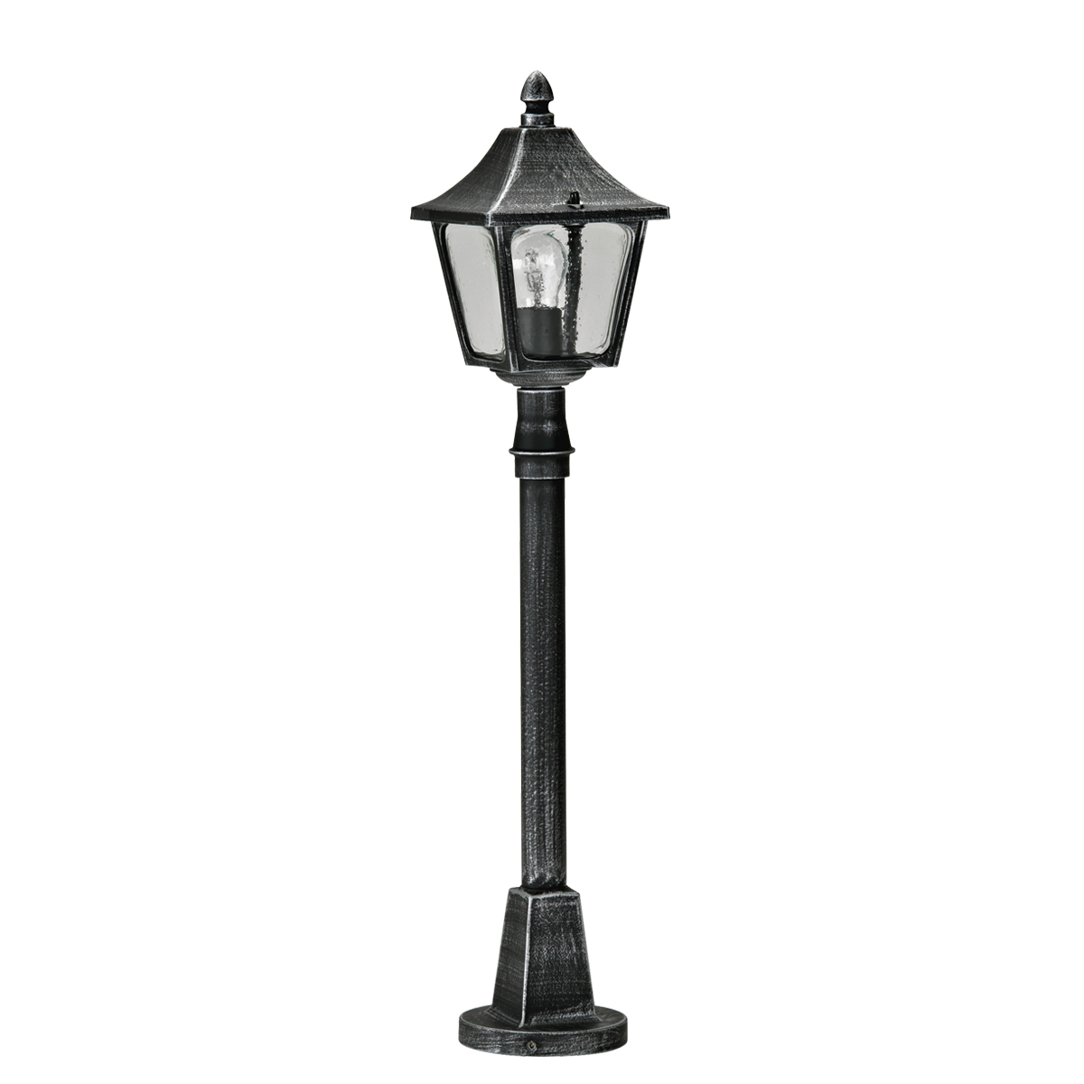 Albert Leuchten 4128 Wegeleuchte, schwarz-silber