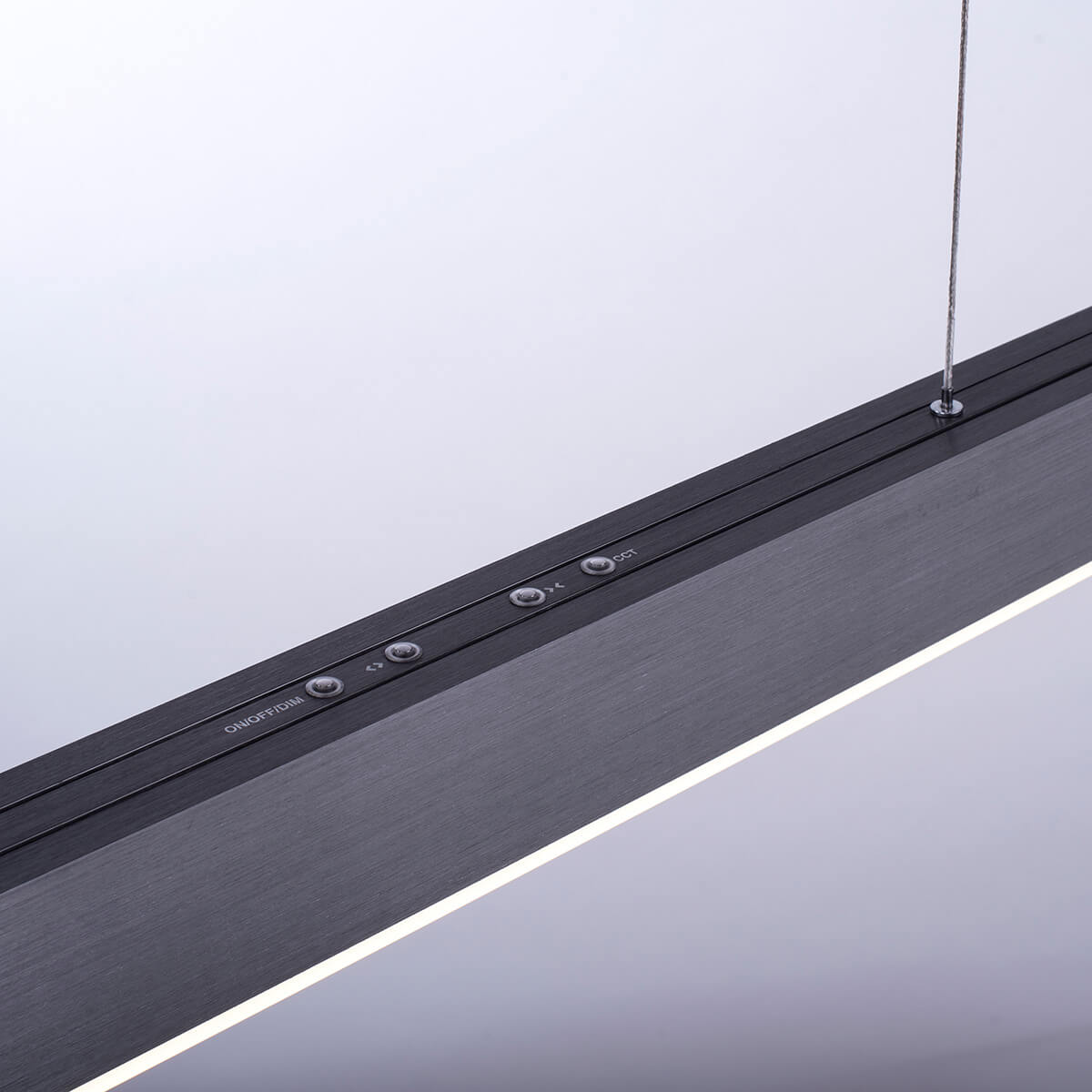 Neuhaus PURE Moto LED Pendelleuchte, dunkelgrau, mit 4 Touchflächen