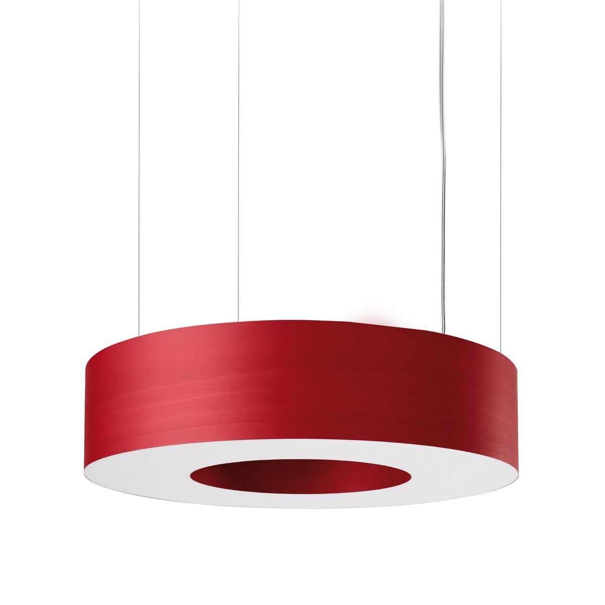 LZF Lamps Saturnia Medium LED Pendelleuchte, rot
