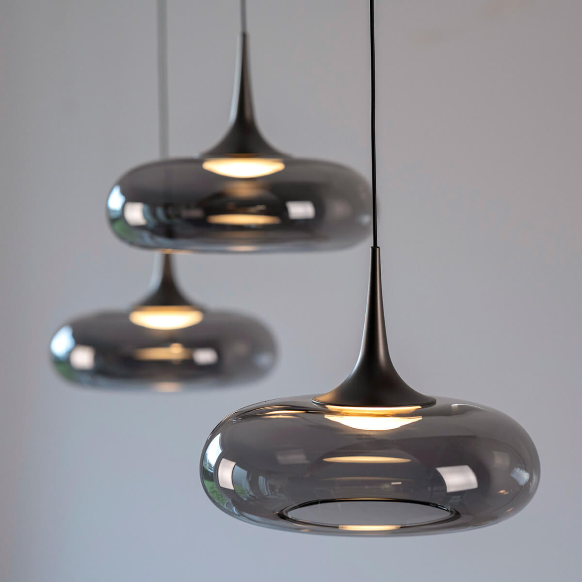 Posh LED Pendelleuchte, 3-flg.