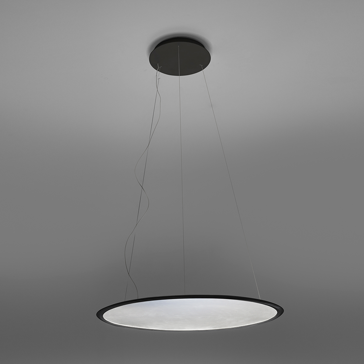 Artemide Design Discovery LED Sospensione, App-kompatibel, schwarz