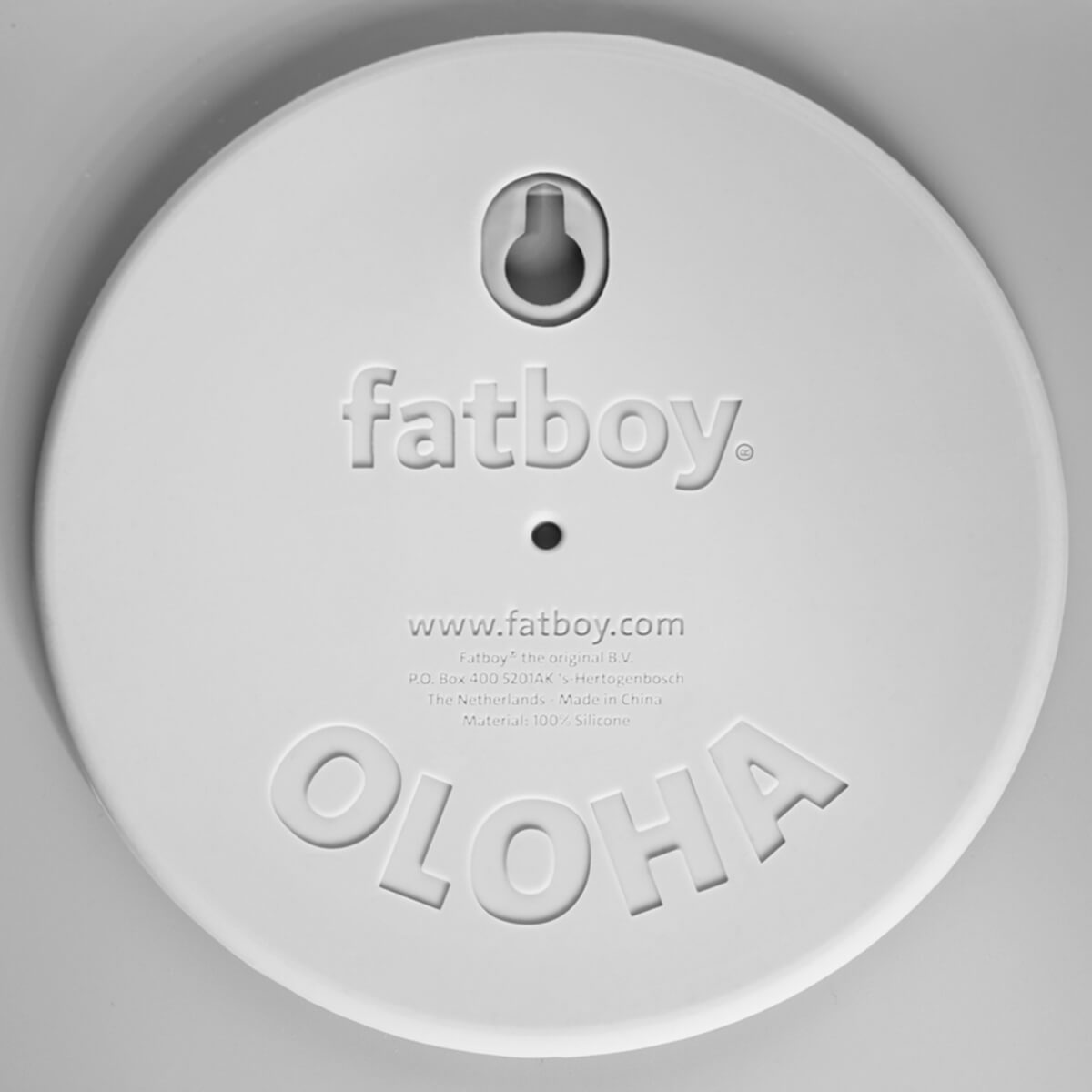 Fatboy Oloha Medium LED Akkuleuchte & Schale, Desert (sandfarben), Wandhalterung auf der Rückseite