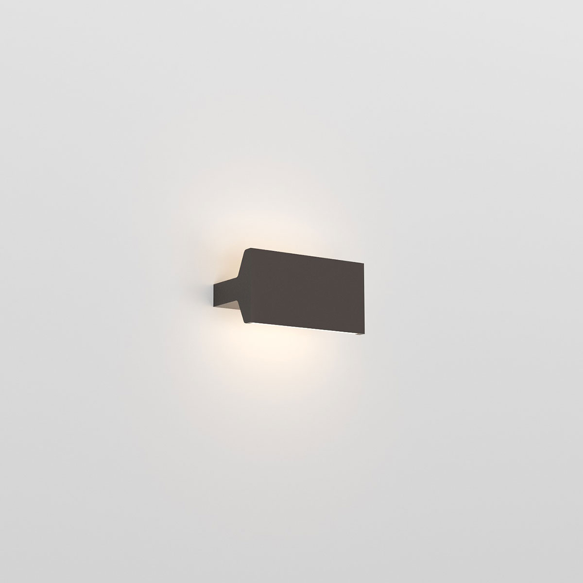 Rotaliana Ipe W1 LED Wandleuchte, Kaffee-Braun