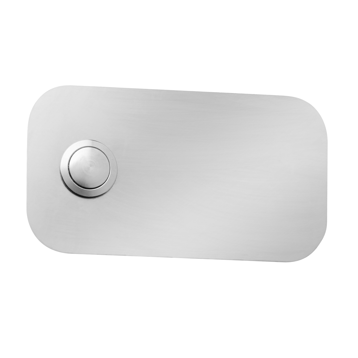 CMD Leuchten 103 Klingelknopf Rechteck, Edelstahl, ohne Gravur