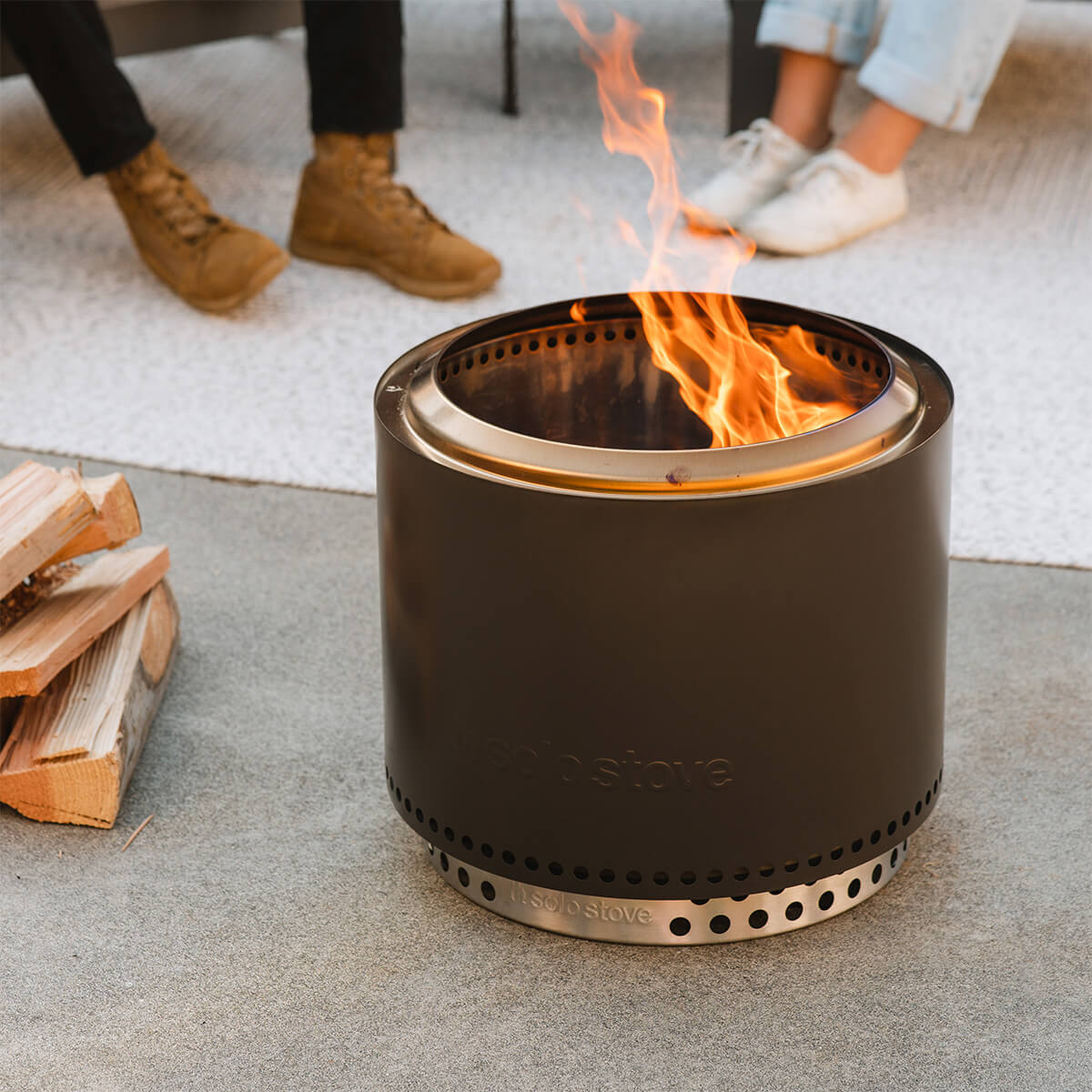 Solo Stove Bonfire 2.0 Feuerschale mit Standfuß, Ash (anthrazit)