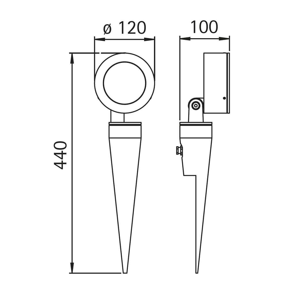 Albert Leuchten 2390 Spießstrahler