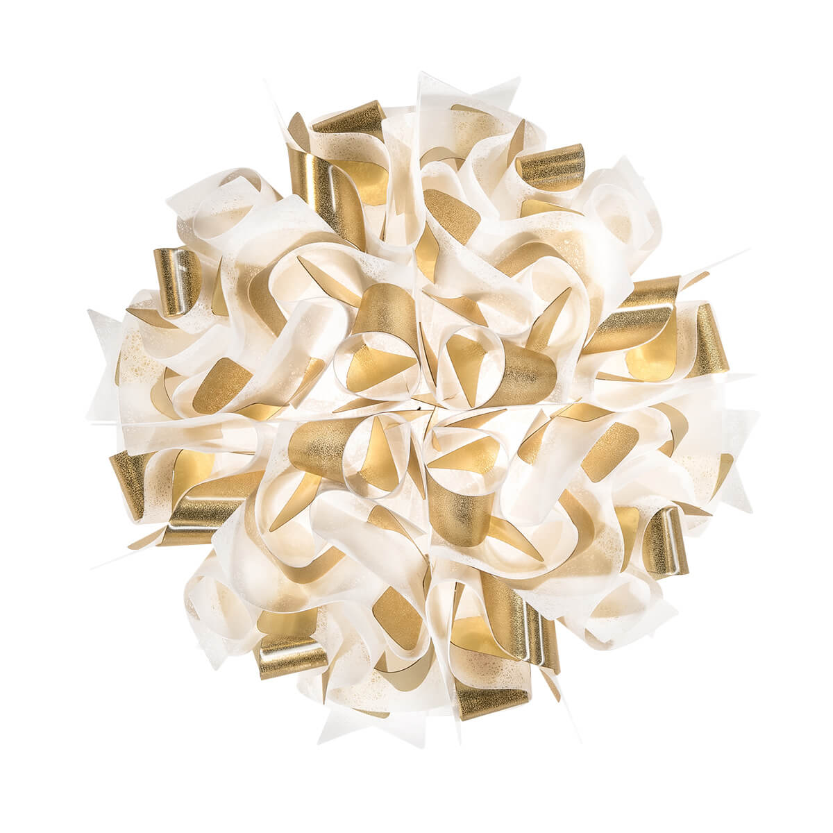 Slamp Veli Aurea Ceiling / Wall, medium, weiß / Gold