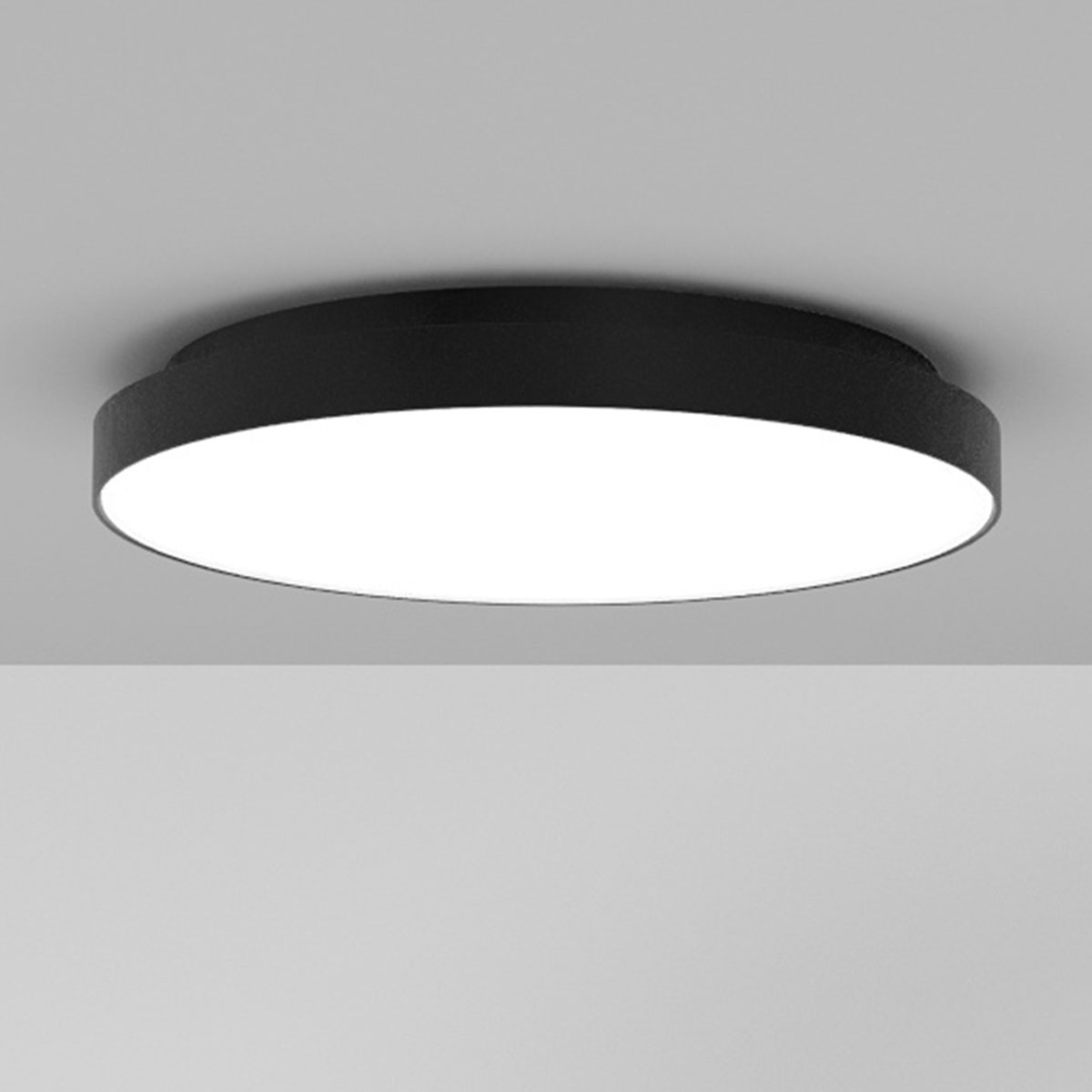 Rotaliana Venere W2 LED Wand- / Deckenleuchte, schwarz matt