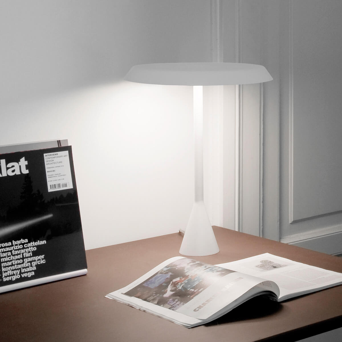 Nemo Panama LED Tavolo, weiß