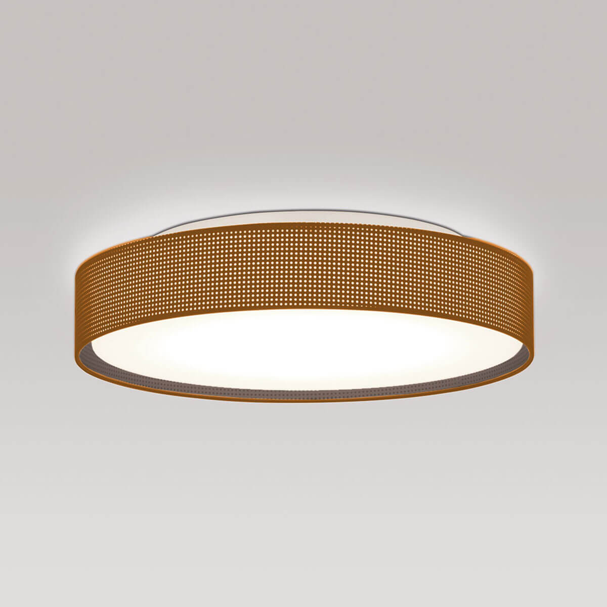 outside: copper / inside: black