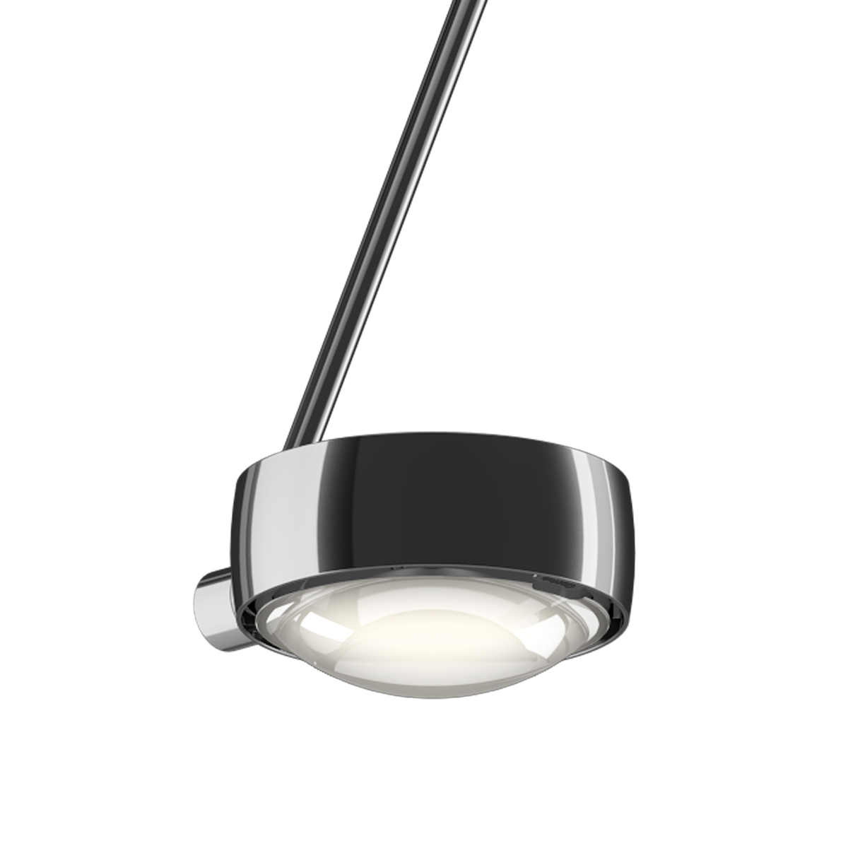 Occhio Sento C soffitto singolo up LED Deckenleuchte, 30 cm, 2700 K, Chrom