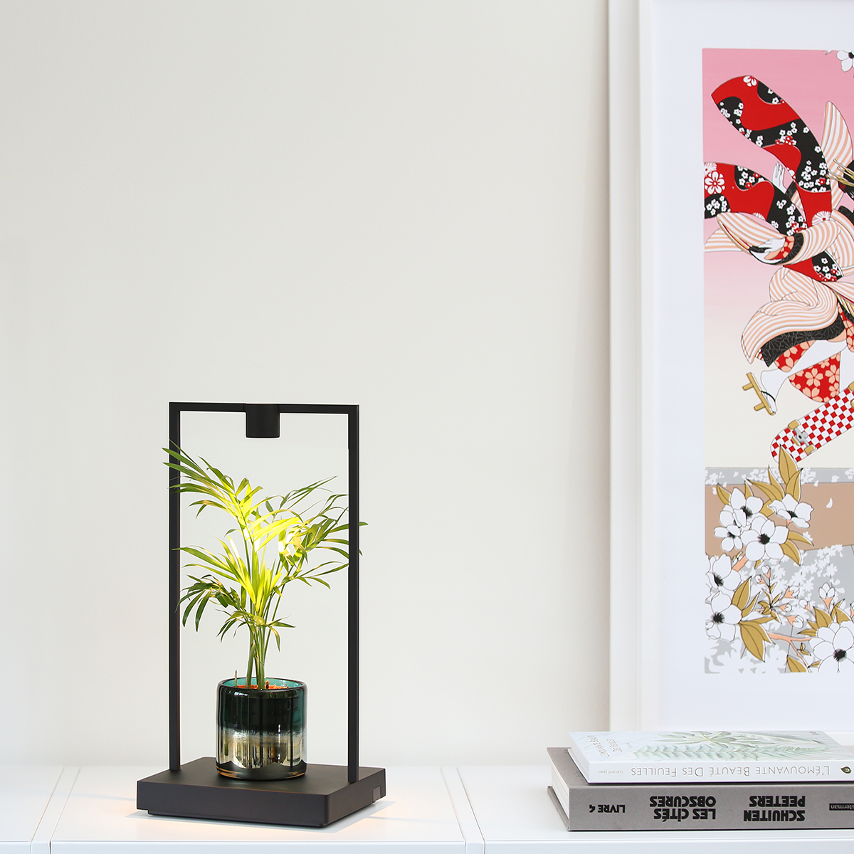Artemide Curiosity LED Akkuleuchte, Höhe: 45 cm, braun / schwarz