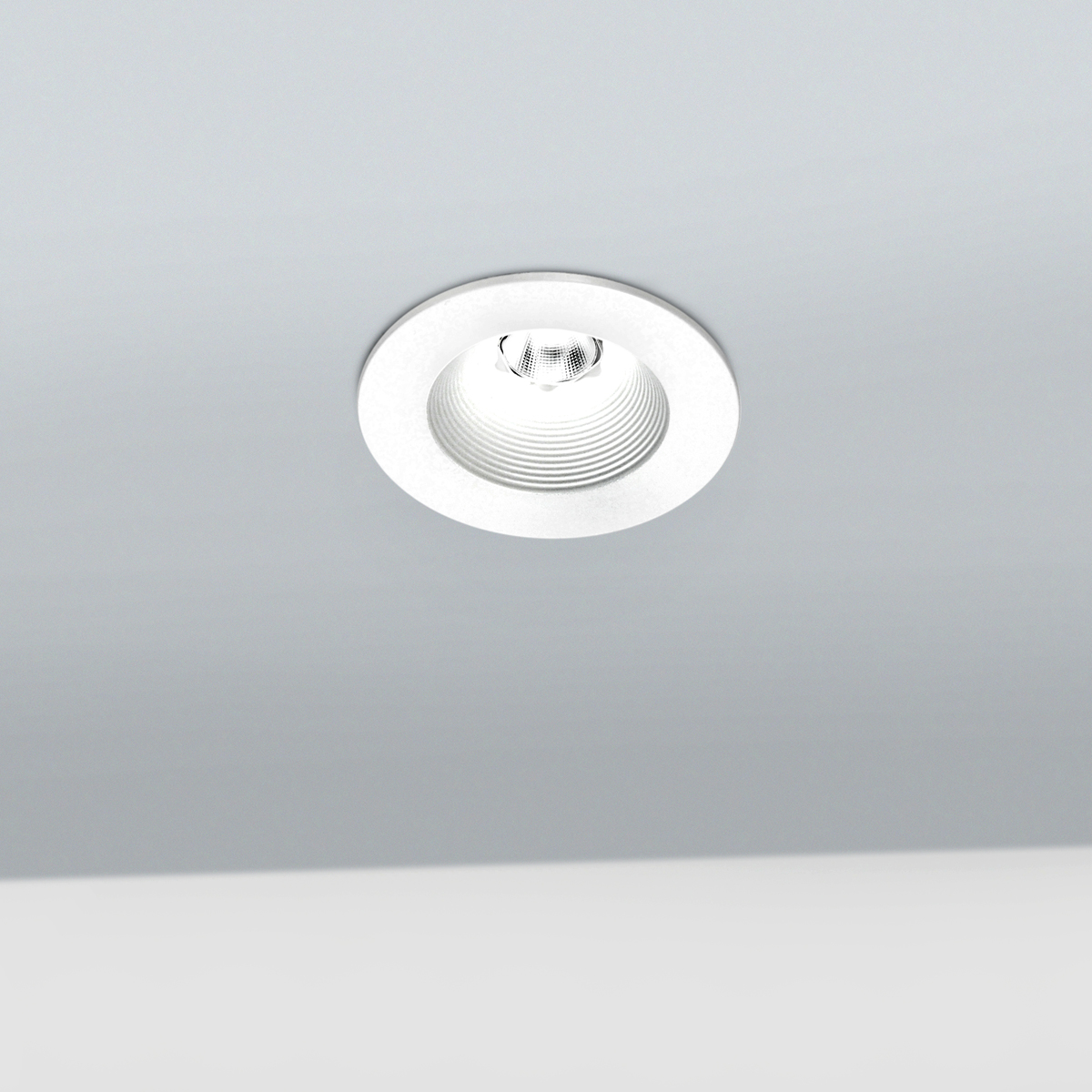 Milan Robotic LED Einbaustrahler, weiß lackiert