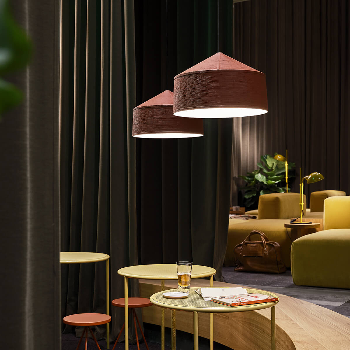 Marset Zenc Pendelleuchte, rot