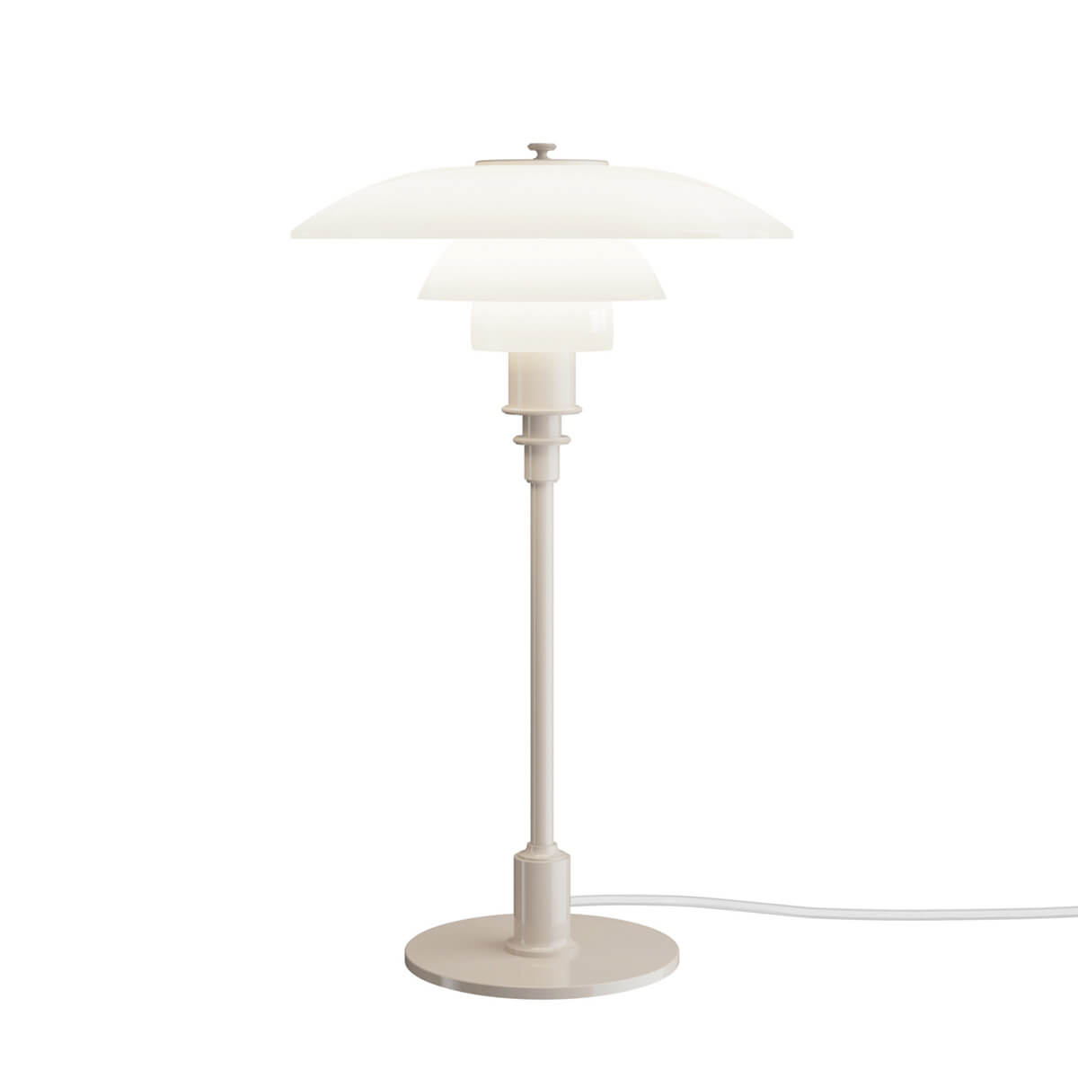 Louis Poulsen PH 3/2 Tischleuchte Glossy beige