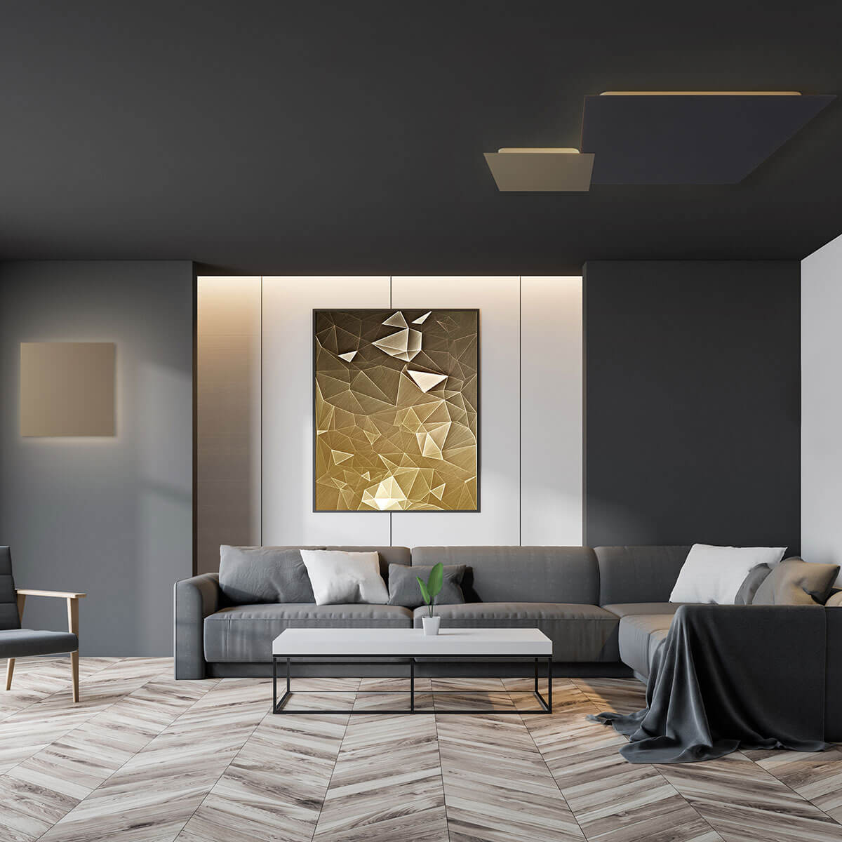 Escale Blade-Q LED Wand- / Deckenleuchte