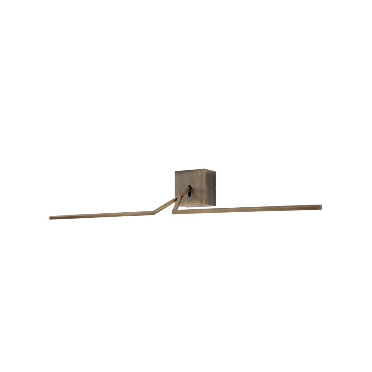 Icone Ypsilon LED Bilderleuchte, Länge: 50 cm, Bronze gebürstet